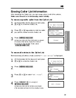 Preview for 39 page of Panasonic KX-TG2481CB Operating Instructions Manual