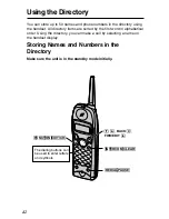 Preview for 42 page of Panasonic KX-TG2481CB Operating Instructions Manual