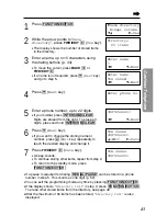 Preview for 43 page of Panasonic KX-TG2481CB Operating Instructions Manual