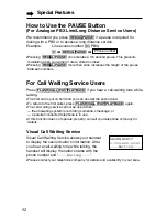 Preview for 52 page of Panasonic KX-TG2481CB Operating Instructions Manual