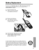 Preview for 73 page of Panasonic KX-TG2481CB Operating Instructions Manual