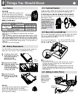 Preview for 6 page of Panasonic KX-TG2503CF Operating Instructions Manual