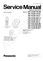 Panasonic KX-TG2511ALM Service Manual preview