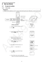 Предварительный просмотр 16 страницы Panasonic KX-TG2511ALM Service Manual