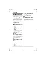 Preview for 20 page of Panasonic KX-TG2511CX Operating Instructions Manual