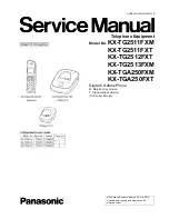 Panasonic KX-TG2511FXM Service Manual preview