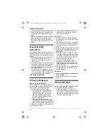 Preview for 6 page of Panasonic KX-TG2511HG Operating Instructions Manual