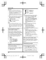 Предварительный просмотр 20 страницы Panasonic KX-TG254CSK Operating Instructions Manual