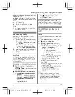 Предварительный просмотр 23 страницы Panasonic KX-TG254CSK Operating Instructions Manual