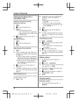 Предварительный просмотр 32 страницы Panasonic KX-TG254CSK Operating Instructions Manual