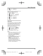 Предварительный просмотр 33 страницы Panasonic KX-TG254CSK Operating Instructions Manual