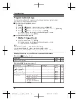 Предварительный просмотр 34 страницы Panasonic KX-TG254CSK Operating Instructions Manual