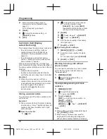 Предварительный просмотр 42 страницы Panasonic KX-TG254CSK Operating Instructions Manual