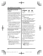 Предварительный просмотр 56 страницы Panasonic KX-TG254CSK Operating Instructions Manual