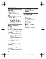 Предварительный просмотр 58 страницы Panasonic KX-TG254CSK Operating Instructions Manual