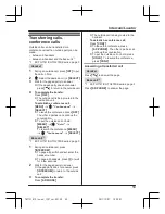 Предварительный просмотр 59 страницы Panasonic KX-TG254CSK Operating Instructions Manual