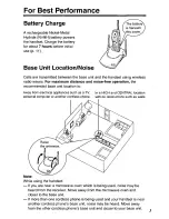 Предварительный просмотр 3 страницы Panasonic KX-TG2550 User Manual