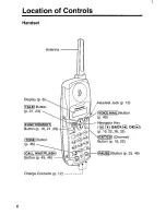 Предварительный просмотр 6 страницы Panasonic KX-TG2550 User Manual