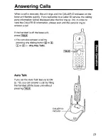 Предварительный просмотр 23 страницы Panasonic KX-TG2550 User Manual