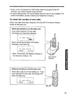 Предварительный просмотр 25 страницы Panasonic KX-TG2550 User Manual