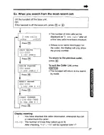 Предварительный просмотр 27 страницы Panasonic KX-TG2550 User Manual