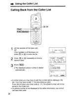 Предварительный просмотр 28 страницы Panasonic KX-TG2550 User Manual