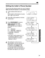 Предварительный просмотр 29 страницы Panasonic KX-TG2550 User Manual