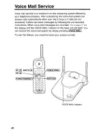 Предварительный просмотр 40 страницы Panasonic KX-TG2550 User Manual