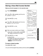 Предварительный просмотр 41 страницы Panasonic KX-TG2550 User Manual