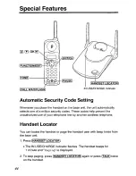 Предварительный просмотр 44 страницы Panasonic KX-TG2550 User Manual