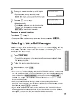 Preview for 39 page of Panasonic KX-TG2550CS Operating Instructions Manual