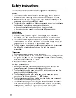 Preview for 52 page of Panasonic KX-TG2551ALS, KX-TG2551NZS Operating Instructions Manual