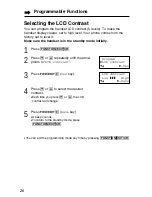 Preview for 20 page of Panasonic KX-TG2551CS Operating Instructions Manual