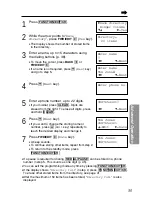 Preview for 35 page of Panasonic KX-TG2551CS Operating Instructions Manual