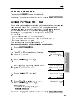 Preview for 43 page of Panasonic KX-TG2551CS Operating Instructions Manual