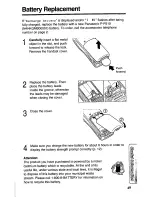 Предварительный просмотр 49 страницы Panasonic KX-TG2553B - 2.4GHz DSS Cordless Phone Operating Instructions Manual