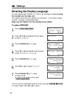 Предварительный просмотр 14 страницы Panasonic KX-TG2553CS Operating Instructions Manual