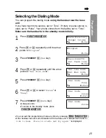 Предварительный просмотр 15 страницы Panasonic KX-TG2553CS Operating Instructions Manual