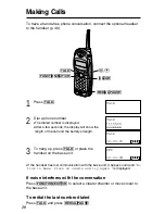 Предварительный просмотр 20 страницы Panasonic KX-TG2553CS Operating Instructions Manual