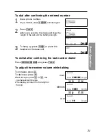 Предварительный просмотр 21 страницы Panasonic KX-TG2553CS Operating Instructions Manual