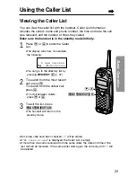 Предварительный просмотр 25 страницы Panasonic KX-TG2553CS Operating Instructions Manual