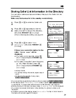 Предварительный просмотр 29 страницы Panasonic KX-TG2553CS Operating Instructions Manual