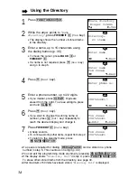 Предварительный просмотр 34 страницы Panasonic KX-TG2553CS Operating Instructions Manual