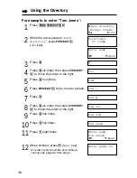 Предварительный просмотр 36 страницы Panasonic KX-TG2553CS Operating Instructions Manual