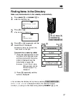 Предварительный просмотр 37 страницы Panasonic KX-TG2553CS Operating Instructions Manual