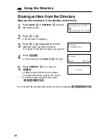 Предварительный просмотр 40 страницы Panasonic KX-TG2553CS Operating Instructions Manual