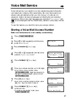 Предварительный просмотр 41 страницы Panasonic KX-TG2553CS Operating Instructions Manual