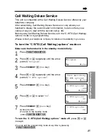 Предварительный просмотр 45 страницы Panasonic KX-TG2553CS Operating Instructions Manual