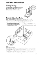 Preview for 3 page of Panasonic KX-TG2553F Operating Instructions Manual