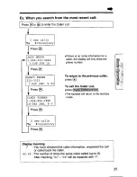 Предварительный просмотр 25 страницы Panasonic KX-TG2553F Operating Instructions Manual